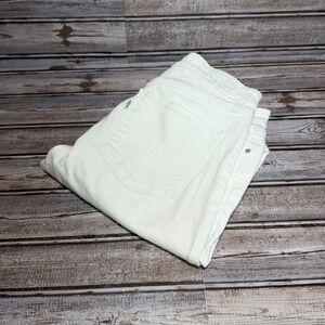 Levis 721 High Rise Skinny Jeans White Denim Size 29 High Waisted